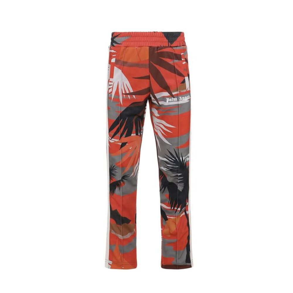 Palm Angels Red Polyester Athletic Men's Pants
